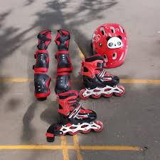 Complete Adjustable COMBO Inline Skates Set For Boys/Girls.The inline skate shoe size is adjustable Like Small To Big And Big to Small
Wheel : PU (Polyurethane) With Led Flash For First Wheels, Wheel