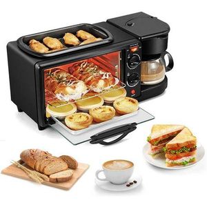 🍒✨️The Ultimate Morning Game-Changer✨️🍒Sokany MultiFunctional Breakfast Maker 3In1 Breakfast Machine, OvenTray, Coffee Maker