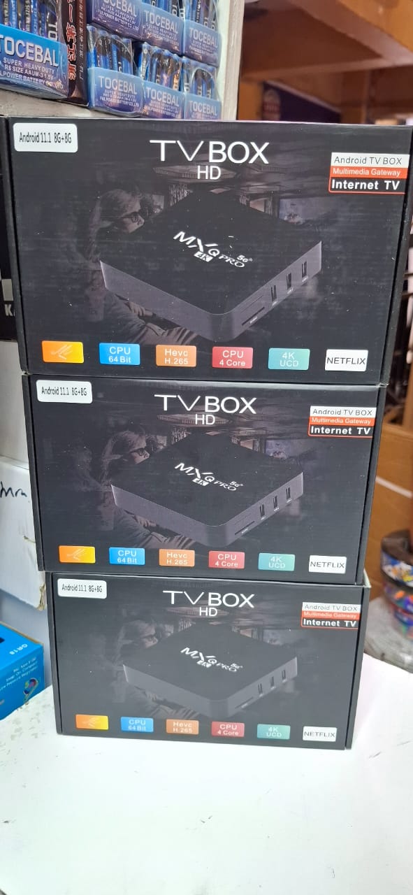 🌱🧏‍♀️Upgrade your Home Entertainment Experience 🌱🧏‍♀️Mxq Android 11 Smart TV Box – 16GB RAM, 256GB ROM, 4K Ultra HD, Wi-Fi, Bluetooth,Android 11
2GB RAM
16GB Memory
64 Bit Quad-core processor
4K d