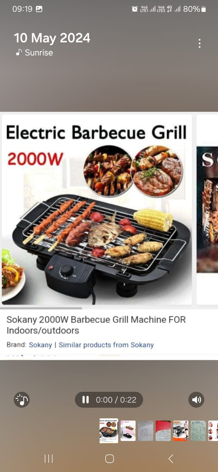 🌽🤪Sokany Non Stick Smokeless Electric Barbeque Grill Stainless Steel🌽🤪Featuring a large cooking surface, grill to perfection with the aid of an adjustable thermostat. All you need to do is just pl