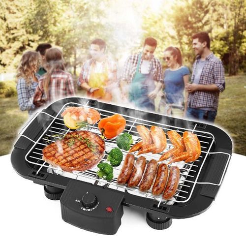 🌽🤪Sokany Non Stick Smokeless Electric Barbeque Grill Stainless Steel🌽🤪Featuring a large cooking surface, grill to perfection with the aid of an adjustable thermostat. All you need to do is just pl