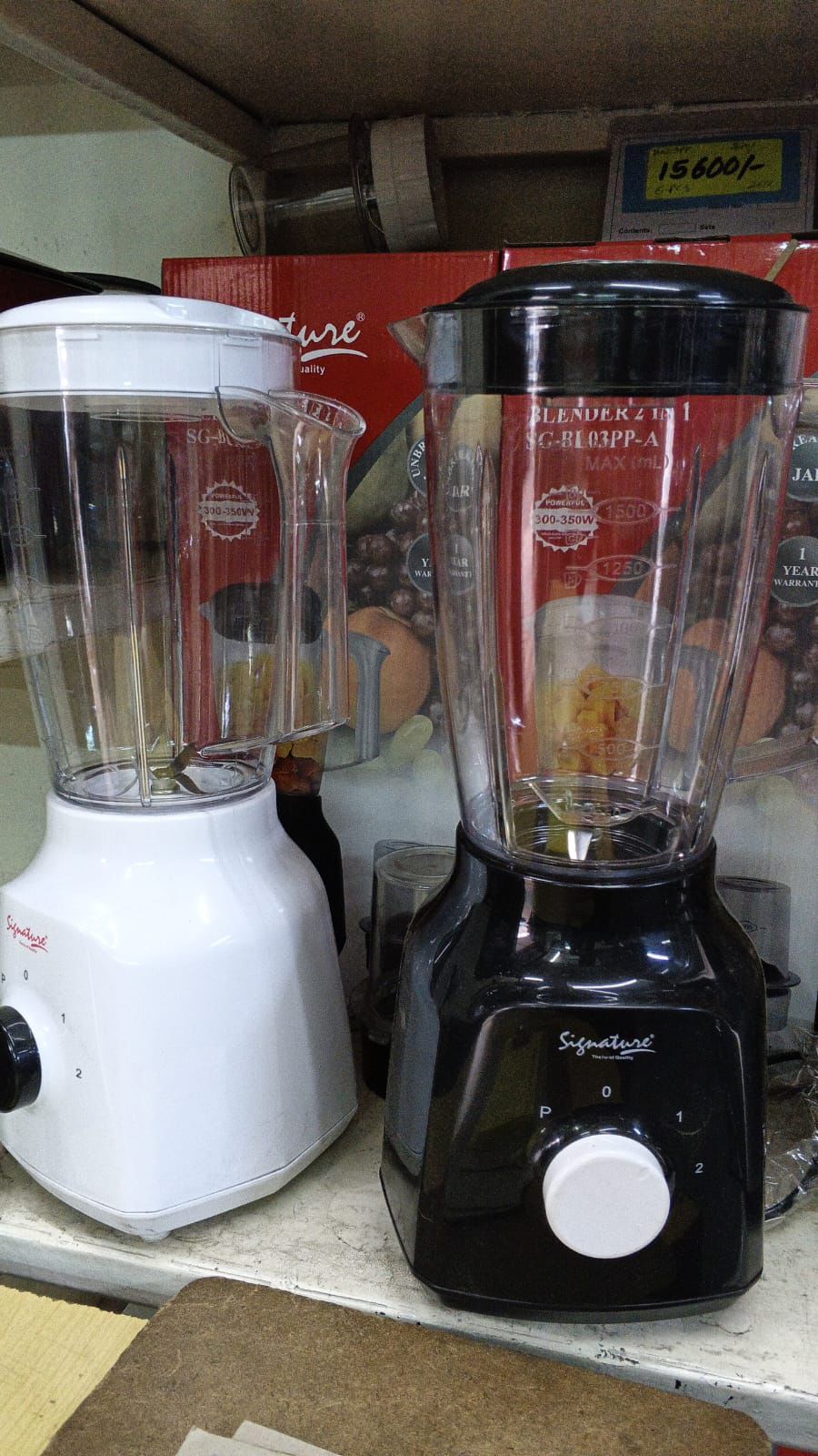 🦋Signature Commercial Grade 2 In 1 Blender & Grinder With Unbreakable Jar😶‍🌫️Grinder for milling coffee beans, nuts, chocolate.3 speed with pulse button.Strong Unbreakable polycarbonate Blender Jar