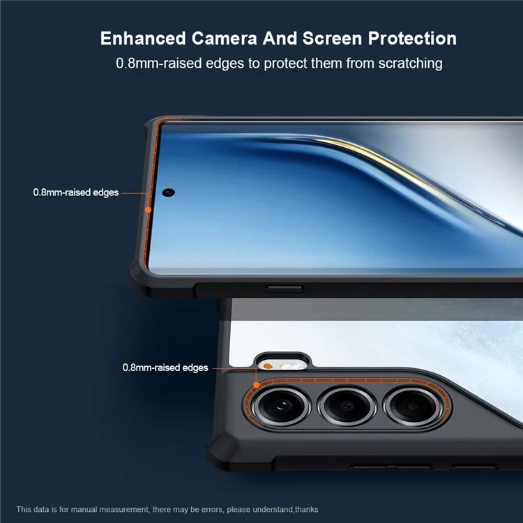 Xunnd For  Tecno Camon 40 and Camon 40 Pro  Case Dropproof TPU + Acrylic Clear Back Phone Cover