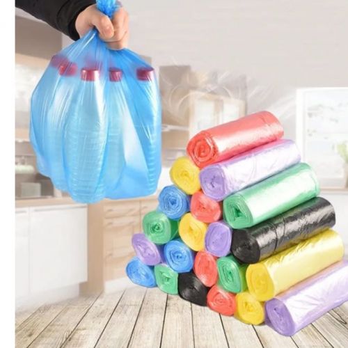 TOP QUALITY 🔅✨️100pcs Garbage Bags/Trash Bag Bin Liners.They are big enough hence ideal for accommodating big loads of wastes
NO TEARS or LEAKS - Trash bag liner is durable and designed to hold the t
