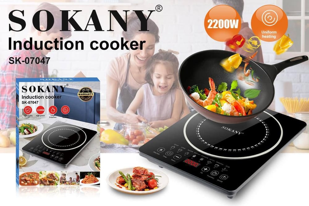 ❗️NEW IN❗️❗️Sokany electric induction cooker.♣️????Its function is more powerful, lower energy consumption, the induction cooking is more effective than traditional gas, providing rapid heating and fa