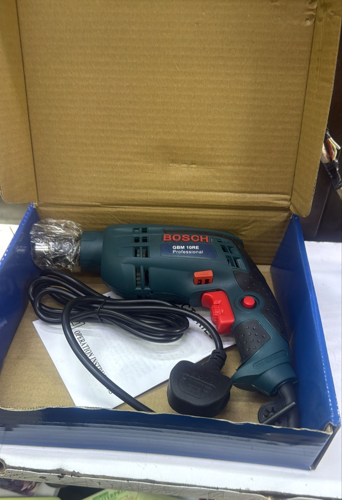 🔥🔥Bosch Professional Impact Drill – High-Performance Electric Drill.Powerful  Motor, 220-240V Power Supply; Standard UK 3-pin plug for direct use.