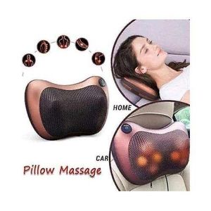 💫HOME Or CAR Massage Pillow ,PILLOW MASSAGER ,SEAT MASSAGER ,BACK MASSAGER, RELAX NECK SHOULDER PAIN BACK HOME/CAR ELECTRIC BODY MASSAGER, Home Dual-use Infrared Heating Massager