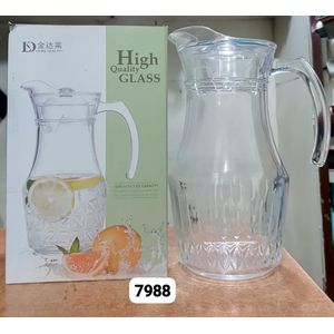 *😇😇PROMOTION 🧚‍♀️PROMOTION*high quality water jur 1pc*Drink ware type: Wine glass
Material: Glass
Dishwasher safe