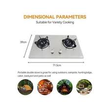 🙌🤩ADVANCED PERFORMANCE 📌🤩burner Amaze stainless hob cooker .The 2 burner amaze stainless hob cooker is crafted with a sleek and modern stainless steel design that effortlessly blends into any kitc