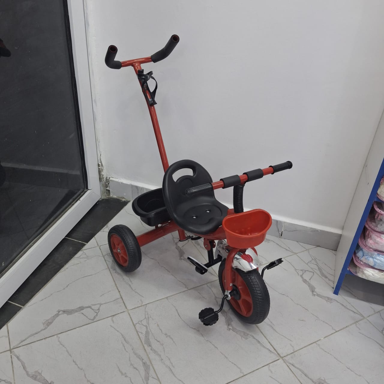 Z✨️✨️Zoom Around in Style and Safety: Colorful and Durable Kids' Tricycles!🌽✨️Tricycle with push handle Kids' Tricycles kids bike childrens tricycle Baby tricycle Kids Gift Colorful and Durable