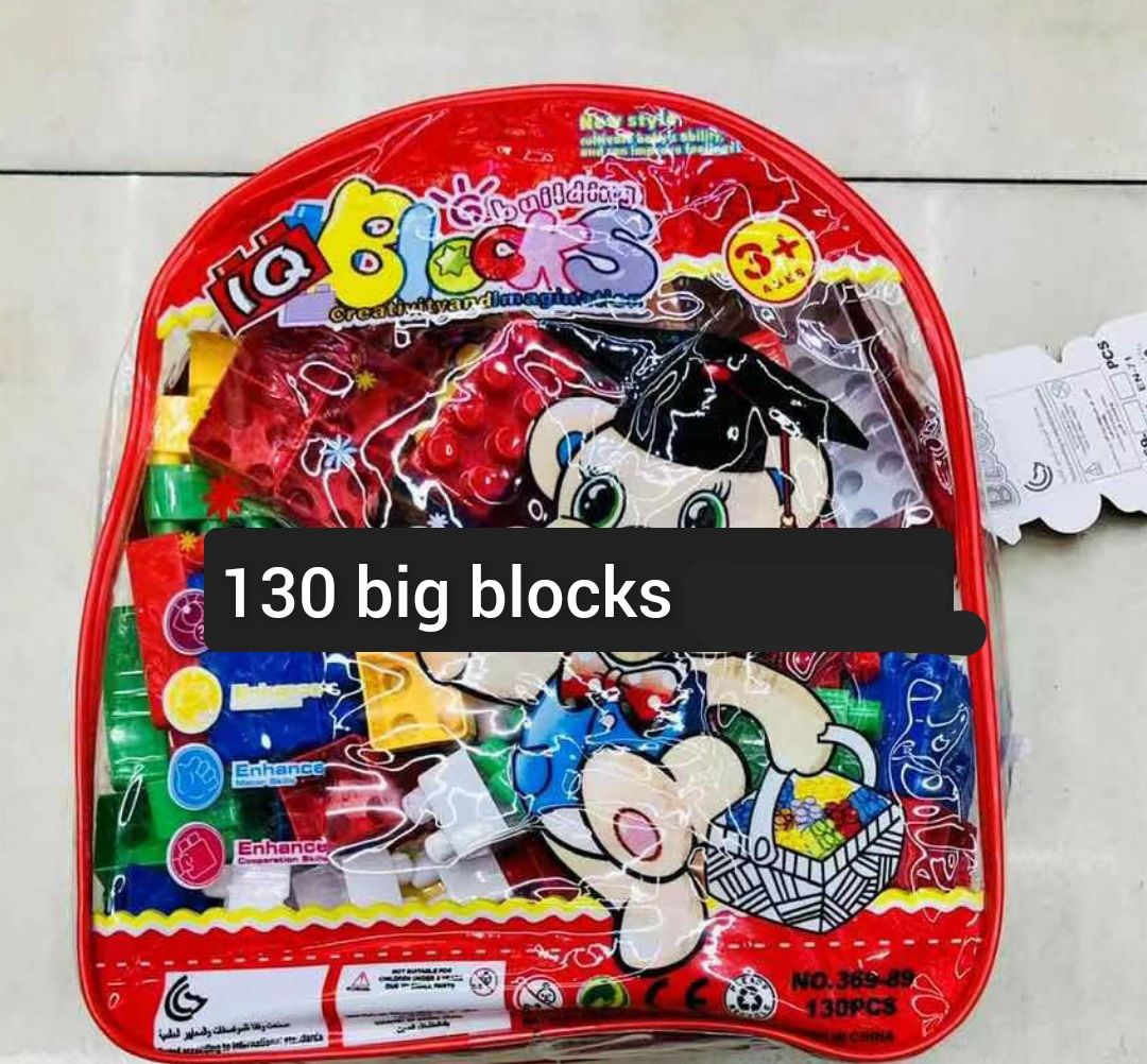 130-Piece Large Toddler Building Blocks Set, STEM Toy for Kids 1-5,.Organized storage solution after play-time
Suitable for holiday toy gifts, Christmas gifts for kids, birthday gifts for kids, school