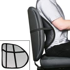 Mesh Ventilation Back Rest with Lumbar Support Mesh Cushion Pad, Universal Back Lumbar Support Chairs for Office Chair,