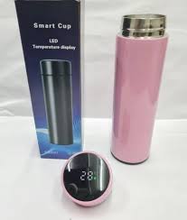 500ml Smart Thermos Water Bottle LED Digital Temperature Display  Stainless Steel Coffee Tea Thermal Mugs Intelligent Insulation Outdoor Car Creative Cups