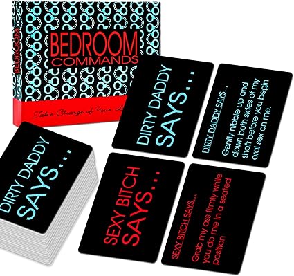 Bedroom Commands Card Game,Adult Couple Game Cards Games,A Strategic, Romantic, and Adventurous Game for Couples, Perfect Couples Gift!