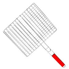 1 Pc Stainless Steel Grilled Fish Net Bbq Wire Mesh Barbecue Fish Sandwich Grill Barbecue Wire Mesh Outdoor Grill Steak Grill Charcoal Grills Stainless Steel Bbq Grill Clip-on