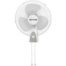 AILYONS WALL FAN 16"WALL FAN rotating  powerful  Pull cord control for speed & oscillation on-off.