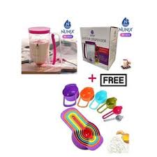 Nunix Cake Butter Dispenser plus measuring cups set of 6pcs