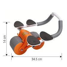 l,2 In 1 Automatic Rebound Belly Wheel - Wheels AB Workout Equipment, Smart Exercise Roller WheelFor Core Workout, Home Gym, Abdominal Exercise