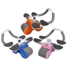 l,2 In 1 Automatic Rebound Belly Wheel - Wheels AB Workout Equipment, Smart Exercise Roller WheelFor Core Workout, Home Gym, Abdominal Exercise