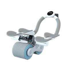 l,2 In 1 Automatic Rebound Belly Wheel - Wheels AB Workout Equipment, Smart Exercise Roller WheelFor Core Workout, Home Gym, Abdominal Exercise