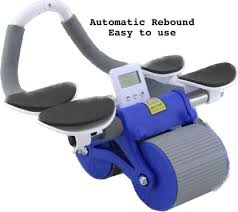l,2 In 1 Automatic Rebound Belly Wheel - Wheels AB Workout Equipment, Smart Exercise Roller WheelFor Core Workout, Home Gym, Abdominal Exercise