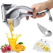 Hand Press Juicer Manual - Orange Juice Squeezer Handheld Citrus Squeezer Hand Press Lemon Squeezer Manual Juice Press Hand Juicer Citrus Squeezer Orange Squeezer Manual Fruit Press Juicer Xmas Gifts