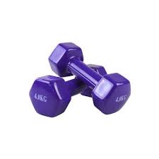 2kg 1pcs each Neoprene Coated Dumbbell , Hand weight Dumbbells Anti-roll, Anti-Slip, Hexagon Shape for Muscle Toning, Strength Training Dumbbell Pairs for Men and Women, Ideal for Home & Gym