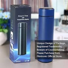 500ml Smart Thermos Water Bottle LED Digital Temperature Display  Stainless Steel Coffee Tea Thermal Mugs Intelligent Insulation Outdoor Car Creative Cups