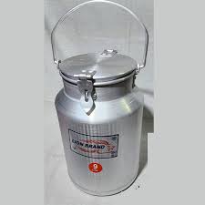 4.5L Lion Brand Aluminium Milk Can with Lock 4.5Ltrs Milk Carriers Can be used for milk, other liquids, and grains