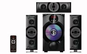 SPEAKER SYSTEM. 3.1 golden tech multimedia System, built with multiple connectivity options with rock solid audio performance in mind. It comes with an abundance of connectivity options