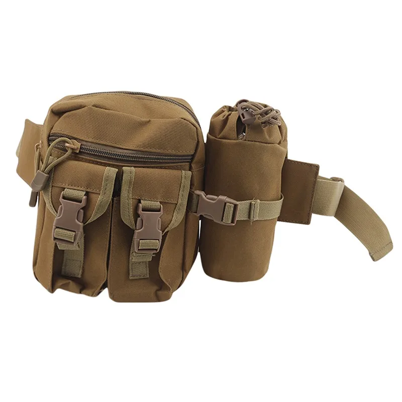 Waterproof Nylon Fanny Pack Men Tactical Military Army Waist Bag Hiking Outdoor Camping Shoulder Bum Belt Bum Sport Chest Bags