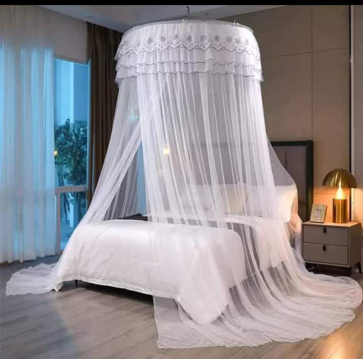 Round mosquito net  }For 3/6,4/6 and 5/6 beds]