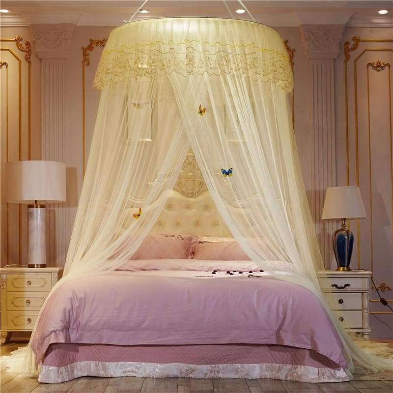 Round mosquito net  }For 3/6,4/6 and 5/6 beds]