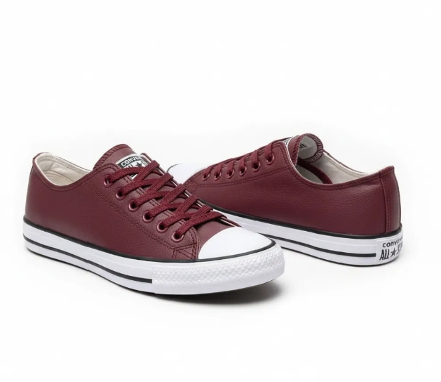 Premium Synthetic Leather Low-Top Canvas Sneakers - Durable Men’s Casual Court Shoes with Reinforced Rubber Toe