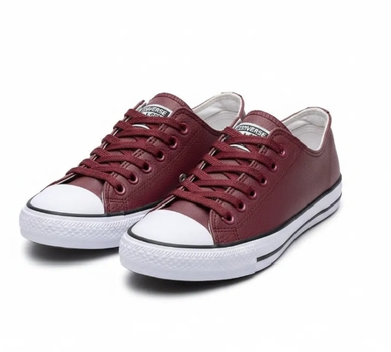 Premium Synthetic Leather Low-Top Canvas Sneakers - Durable Men’s Casual Court Shoes with Reinforced Rubber Toe
