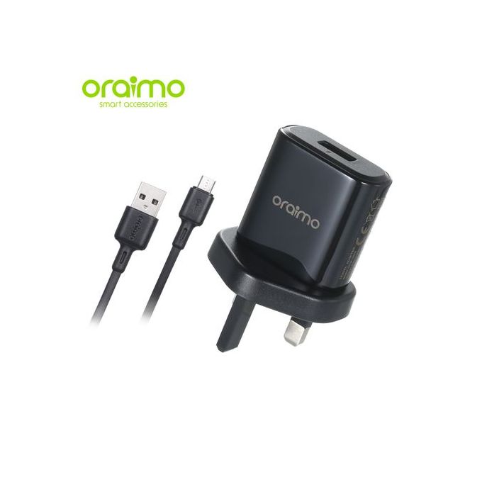 Oraimo Fast Charging Android 2A Charger Smart Phones LG Samsung Tecno Infinix