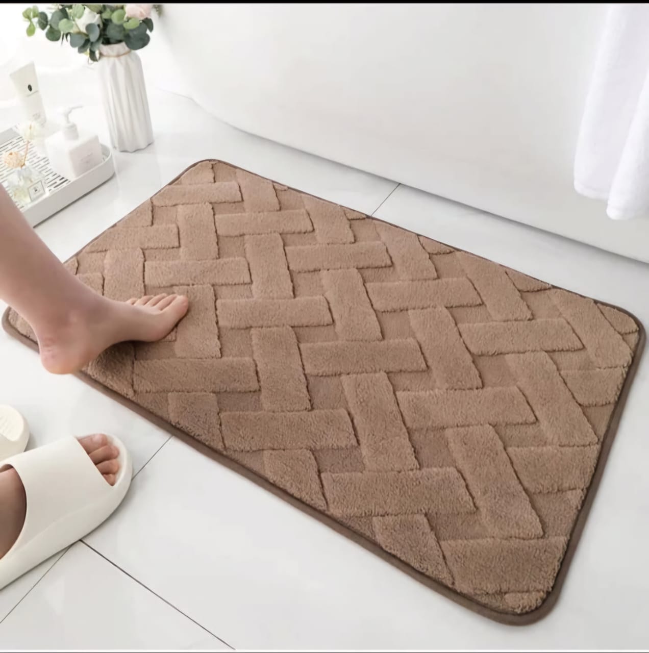 1pc Welcome doormat CLASSY NONFADING Striped Door Floor Mat ORIGINAL NONFADING MATS Black DOOR SIZE
