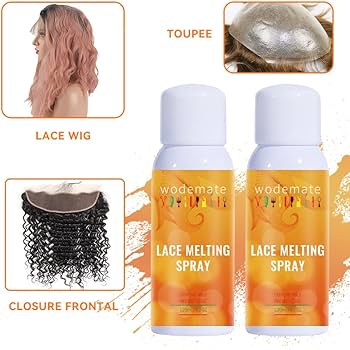 Lace Melting and Holding Spray , Extreme Hold Edge and Hairline Protect Wig Spray,