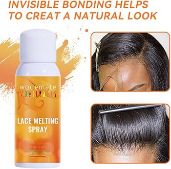 Lace Melting and Holding Spray , Extreme Hold Edge and Hairline Protect Wig Spray,