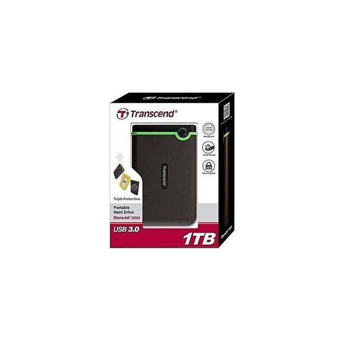 Transcend External Hard Drive - 1TB - Transcend