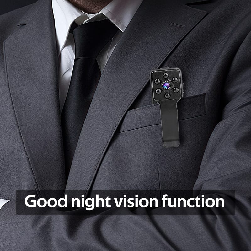 1080P HD Mini Rechargeable Body Hidden Camera Pocket Pen Camcorder Video DVR IR Night, with night vision.
