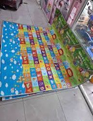 Baby Play Mat Kids Rug for Floor, Playmat for Kids Toddlers Infant, Extra Large Thick Playtime Collection ABC, Numbers, Animals Educational Area Rugs for Playroom (6×6ft)