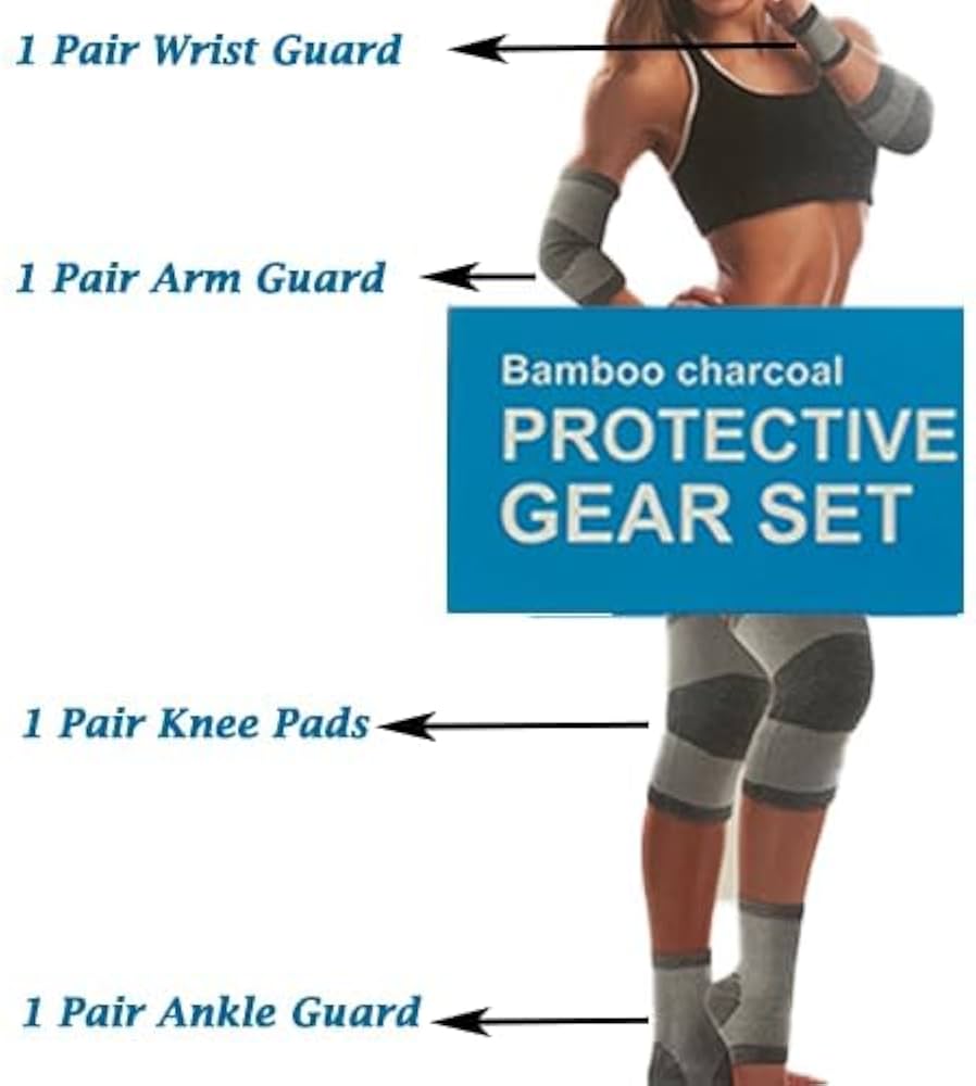 Fitness 8pc gym protective gear now available