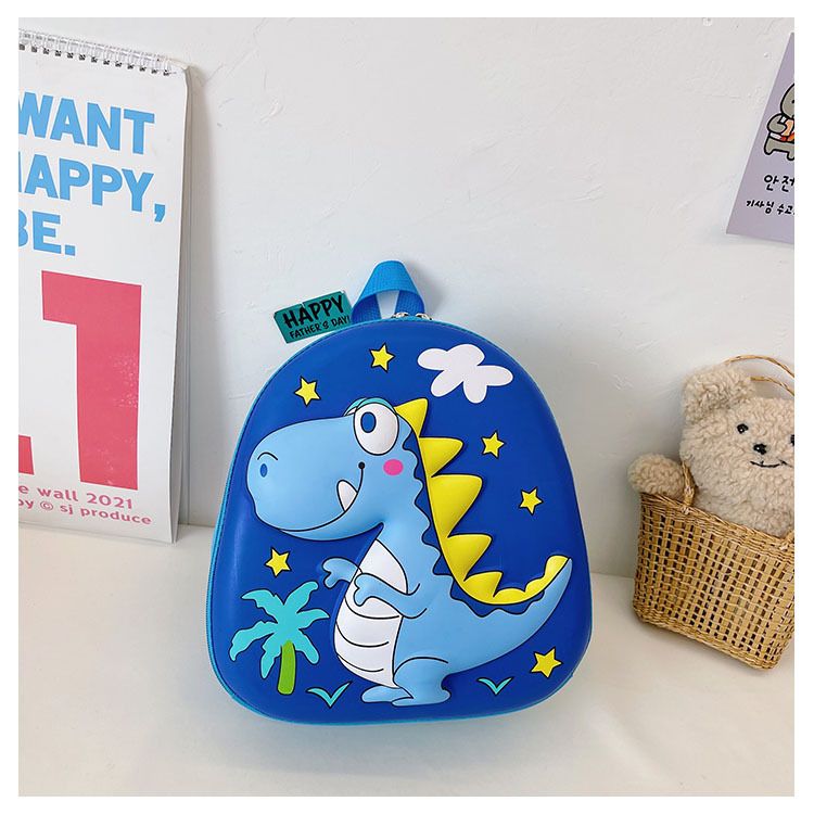 Kids Character Backpack Rucksack School Bag Personalised Dinosaurs Pattern Zipper Children Book Bag Dinosaurs Cartton New