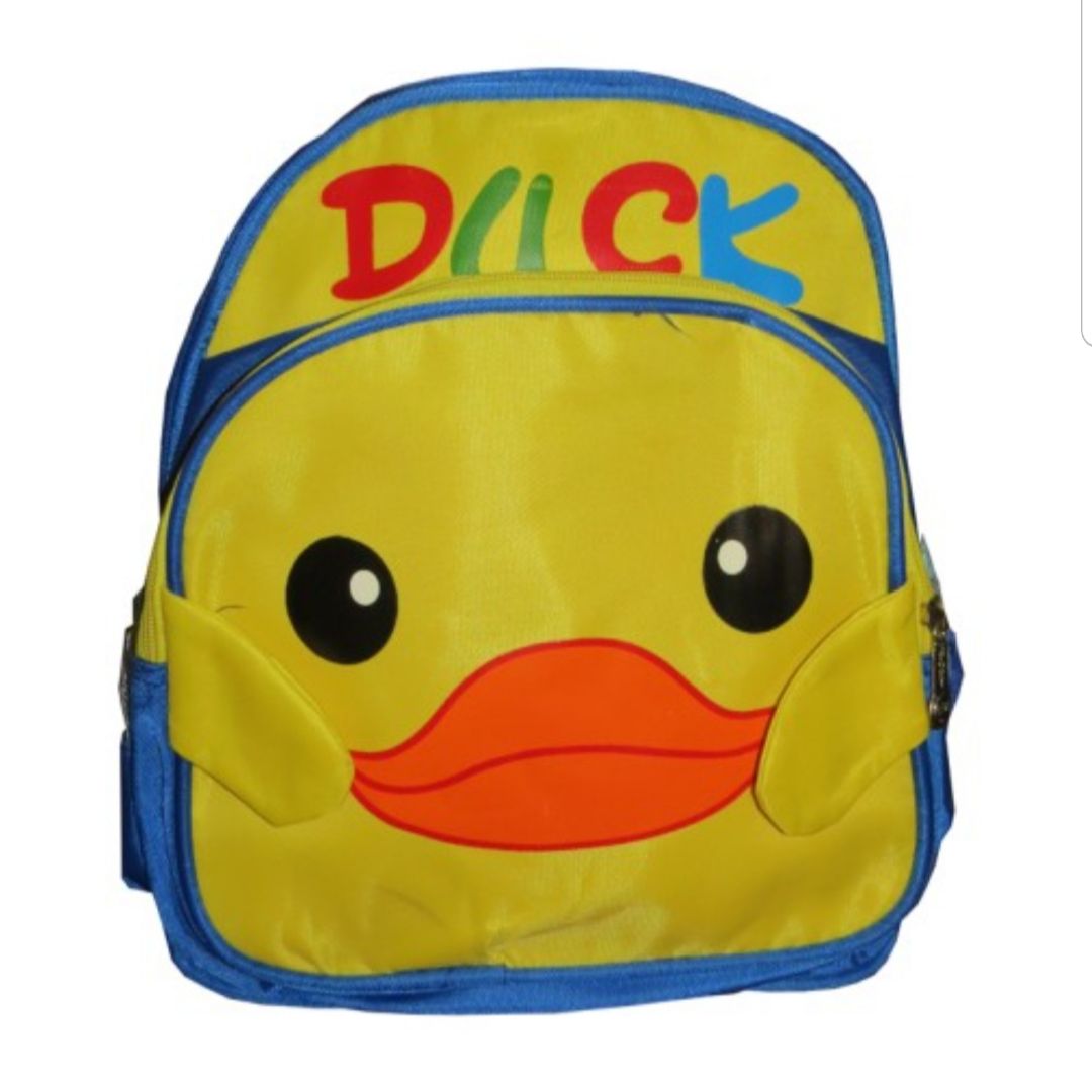 Kids Character Backpack Rucksack School Bag Personallised Ducks Pattern Zipper Children Book Bag Ducks Carton New Multi-color