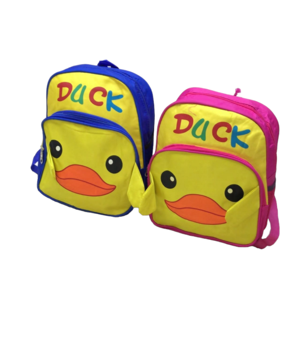 Kids Character Backpack Rucksack School Bag Personallised Ducks Pattern Zipper Children Book Bag Ducks Carton New Multi-color