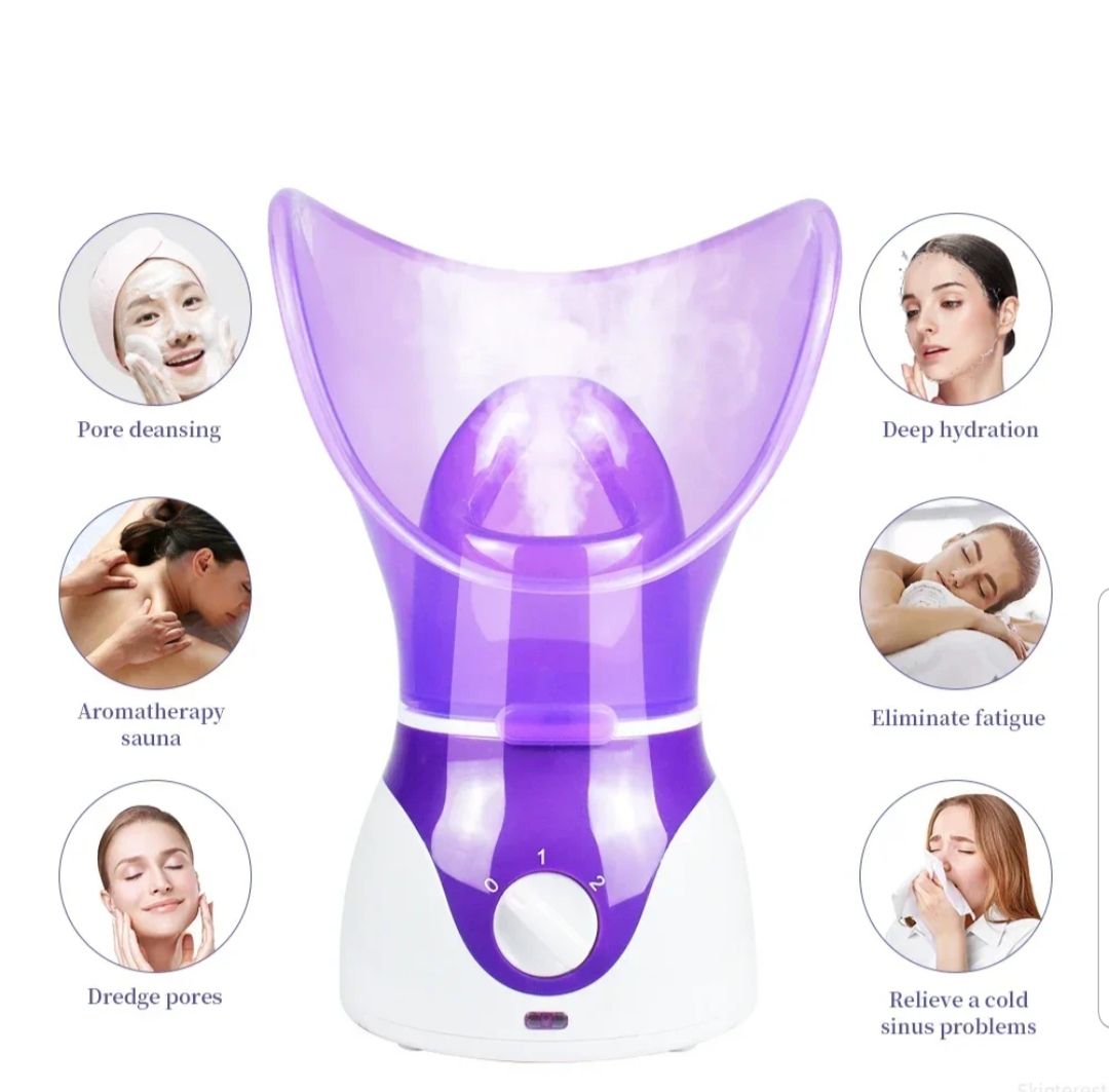 Facial Sprayer Heating Hot Fog Steamer Skin Care Moisturizing Beauty Pore Cleaner Aroma Herbal Steaming Humidifier SPA Machine