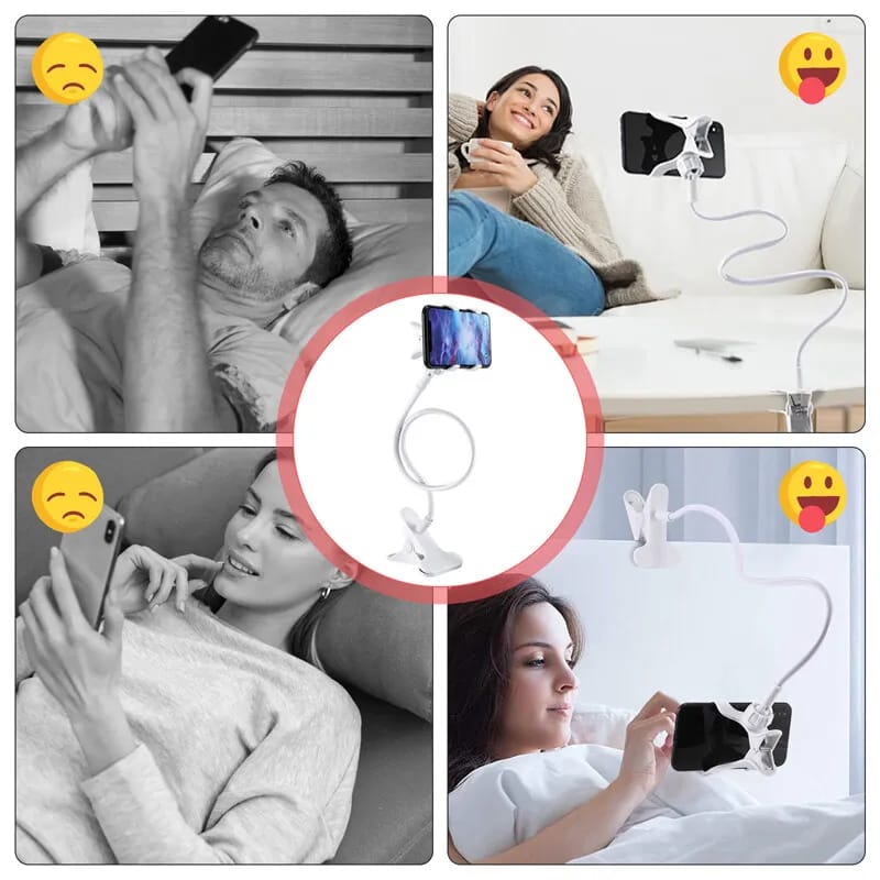 Universal Flexible Holder Arm Lazy Mobile Phone Gooseneck Stand Holder Stents Flexible Bed Desk Table Clip Bracket For Phone