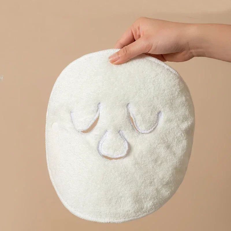 Reusable Hot and Cold Compress Face Towel Masks - Moisturizing Facial Steamer for Hot and Cold Skin Care, Soft, Gentle