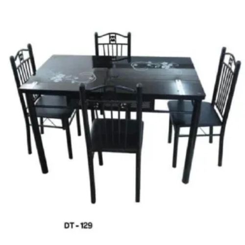 4 Seater Glass Dining Table Set
Tempered Glass Top
Rust-Resistant Steel Frame
High-Quality Leather Chairs
Plush Sponge Cushioning
Modern and Elegant Design
Easy to Clean
Seats Up to Four People